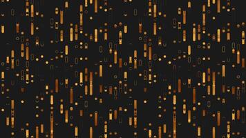 Bronze and black minimal geometric abstract motion background video