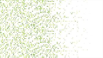 Abstract shiny motion background with green dots video