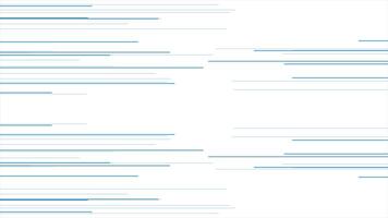 Blue minimal lines abstract futuristic tech motion background video