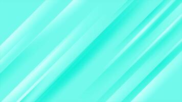 Minimal abstract turquoise tech geometric motion background video