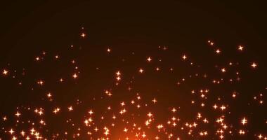 Slowly soaring up and extinguishing four-pointed stars. Abstract animation.241 video