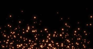 Slowly soaring up and extinguishing four-pointed stars. Abstract animation.242 video