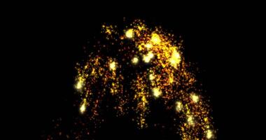 Huge multi-colored sparks fly in different directions, creating magnificent geometric patterns. The atmosphere is filled with joy and delight, creating a sense of celebration and magic.244 video