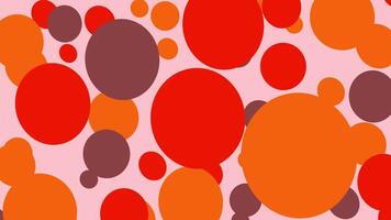 Abstract circle design a mesmerizing pattern of dynamic circular shapes creating an impression of an abstract modern design. video
