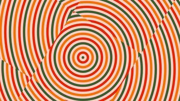 Geometric harmony a visually captivating geometric abstract pattern features concentric circles. The circular arrangement create a sense of depth and dynamism video