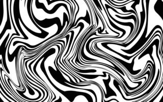 Black white lines. Psychedelic abstract background. Modern minimalist design texture. vector
