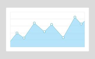 Modern infographic template with statistics finance charts. design vector