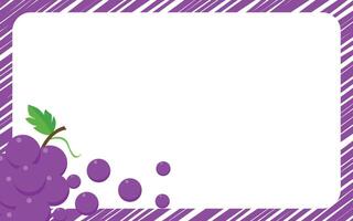 blueberry template background frame design. vector