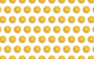 Citrus slice oranges fruit pattern background vector