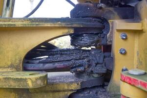 Worn Cables in Heavy Machinery Component photo