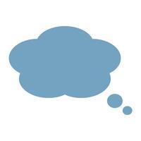 moving speech balloon bubbles appearing Thought bubble vector