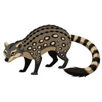 Sleek Civet Vectr Art vector