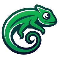 Color-Changing Reptile Graphics vector