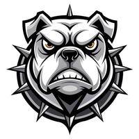 Loyal Bulldog Head Graphics vector