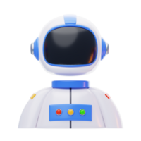 Astronaut 3D Icon. Astronaut in spacesuit 3d icon png