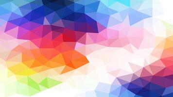 Modern triangle mosaic gradient background with abstract polygonal shapes for creative web projects and print branding vector