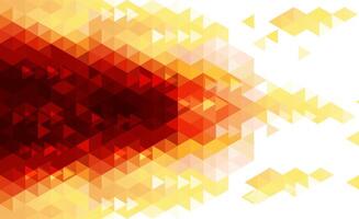 Geometric Triangle Background Red Yellow Gradient Mosaic Abstract Design Colorful Pattern With Stained Glass Texture Effect vector
