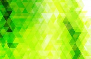 Abstract green mosaic background triangle geometric background design elements illustration vector