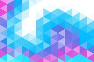 Blue Grid Mosaic Background. Abstract triangles pattern templates. vector