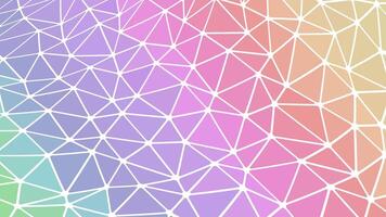 Abstract Low Poly Triangle Texture Template. Creative Gradient Color Background. vector