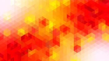 Red gradient geometric triangle mosaic background with abstract color and texture effects vector