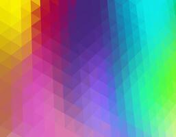 Vibrant colorful triangles geometric pattern background art for creative wallpaper and print applications vector