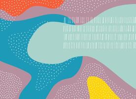 Colorful abstract oval and circle texture background featuring round objects and artistic patterns in clean 2D digital illustration style vector