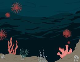 Under Water Background vector