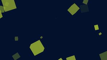 Scattered green shapes on a dark background perfect for abstract designs, backgrounds, natureinspired projects, ecofriendly concepts, and graphic illustrations. video