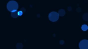 Blurry blue lights ideal for abstract backgrounds in designs or presentations, creating a mysterious and captivating atmosphere with its color palette. video