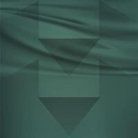 Greenish cyan color background, geometric shapes vector