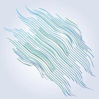 Line streaks and wavy forms with an abstract background vector