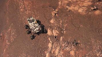 3d rendering. Mars rover. Exploring Mission To Mars. video