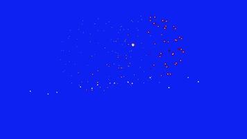 Stunning Firework Display at USA Independence Day Celebration and New Year Concept Event in 2025 or 2026 video