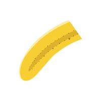 Piece of Banana. vector