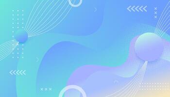Abstract background with wavy liquid shapes. vector