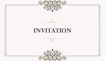 invitation background style ornamental pattern. vector
