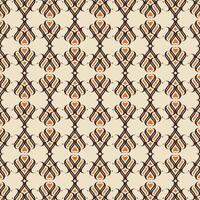 Hand Drawn Swirl Damask Style Vintage Pattern Decorative Background template vector