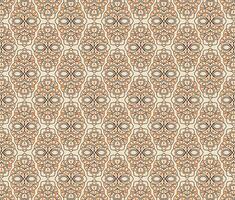 Ornamental art Hand Drawn Swirl Damask Style Vintage Pattern Decorative Background vector