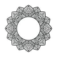 decorative circle lines border background. vector