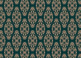 Decorative Pattern with Geometric Element for Textile or Background. vector