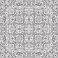 Elegant Vintage Style Abstract Floral Shape Seamless Repeat Pattern vector