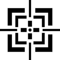 Seamless target goal market icon with cross. Illustration vector