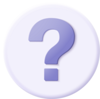 A question mark in a circle on a white background png