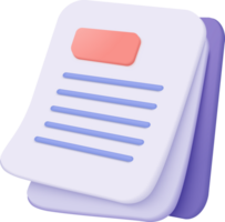 A stack of papers with a red sticker on it png