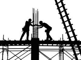 construction workers at work, construction workers on construction site, workers on construction site vector