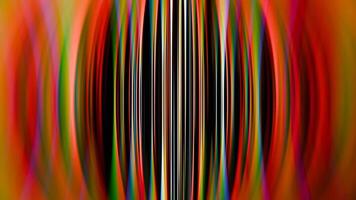 a colorful striped pattern with a black background video