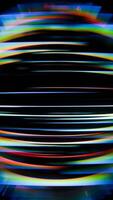 a circular light pattern with a black background video