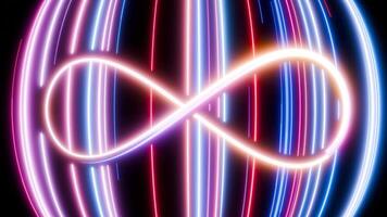 a neon sign with a heart in the middle video