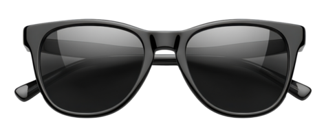 Elegant eyewear in format, sunglasses with glossy frame on a transparent file png